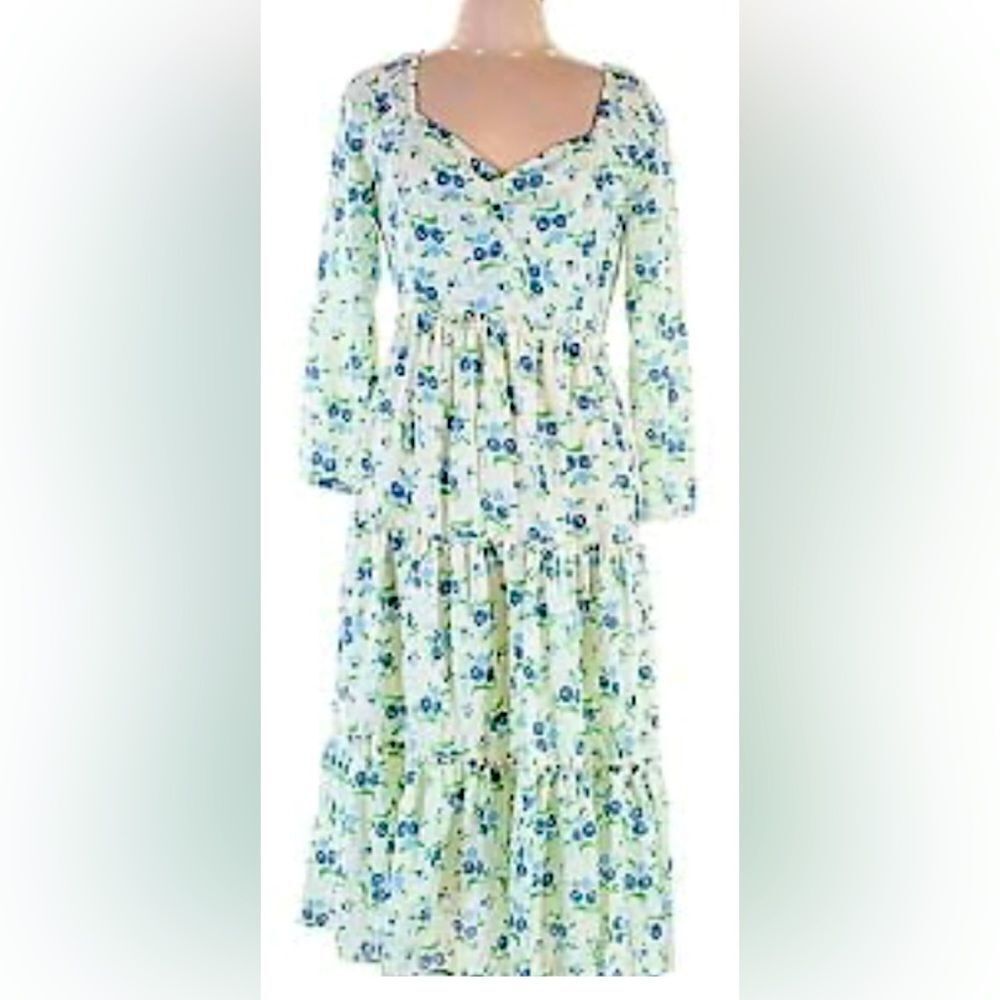 Sweet Baby Jamie Cottagecore Floral Midi Dress Size XL